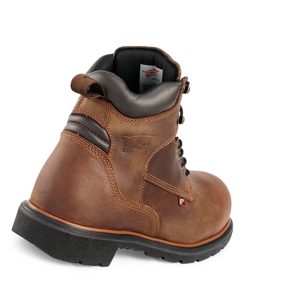 Red Wing 6-inch CSA Soft Tå Arbejdsstøvler Herre Brune | DK73KOR