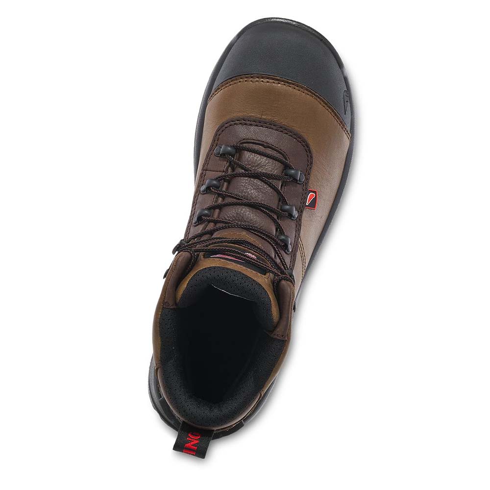 Red Wing 6-inch Soft Tå Arbejdsstøvler Herre Brune | DK97ZUT
