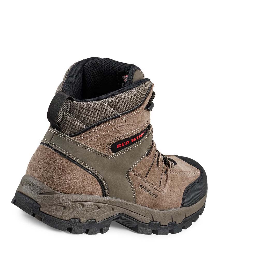 Red Wing 6-inch Vandtætte Soft Tå Hiker Arbejdsstøvler Herre Olivengrøn | DK87RVD