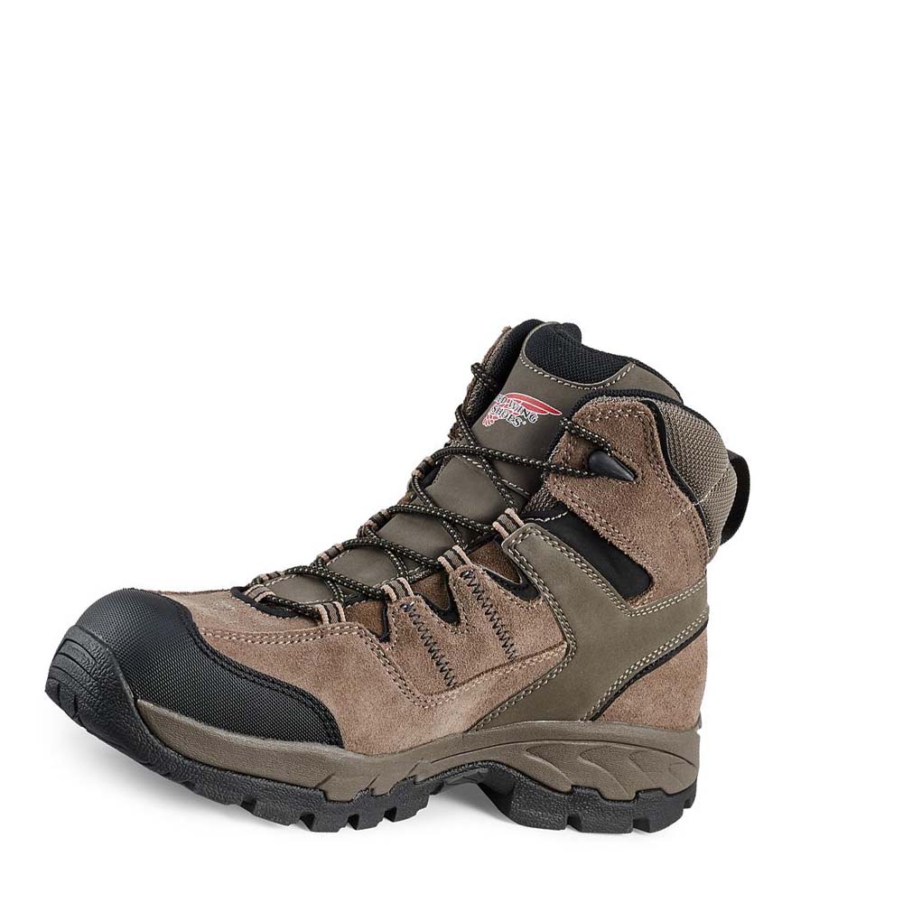 Red Wing 6-inch Vandtætte Soft Tå Hiker Arbejdsstøvler Herre Olivengrøn | DK87RVD