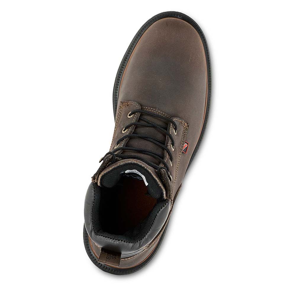 Red Wing 8-inch Insulated, Vandtætte Soft Tå Arbejdsstøvler Herre Taupe | DK72LIS