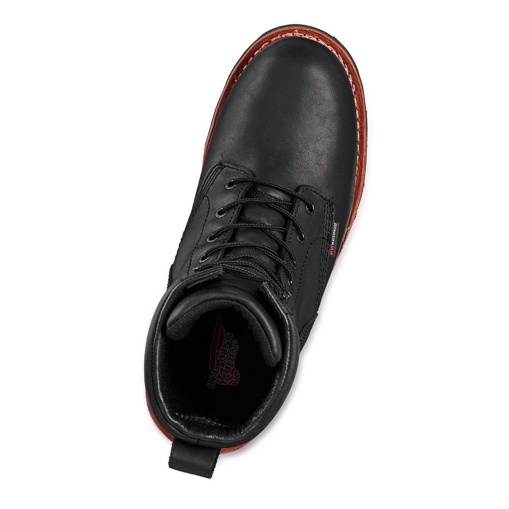 Red Wing 9-inch Insulated, Vandtætte Sikkerhedsstøvler Herre Sort | DK306LIS