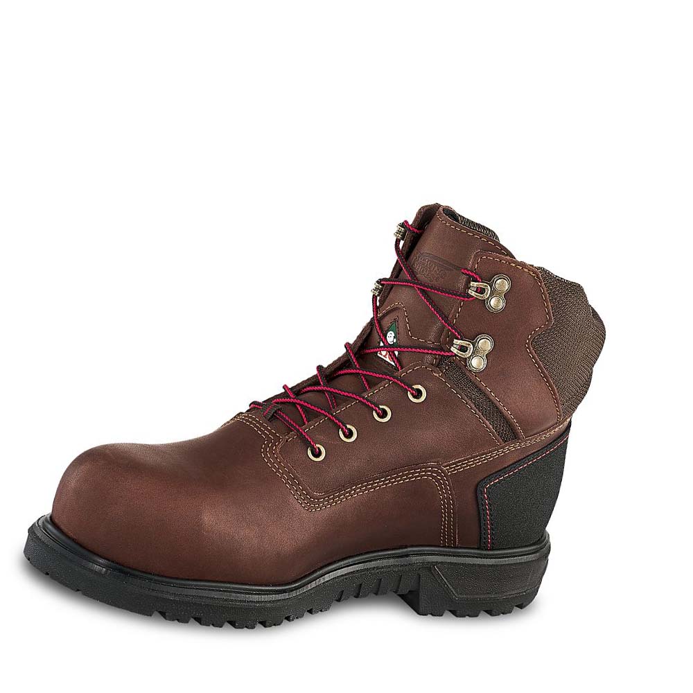 Red Wing Brnr XP 6-inch CSA Sikkerheds Tå Vandtætte Støvler Herre Kaffe | DK61RVD