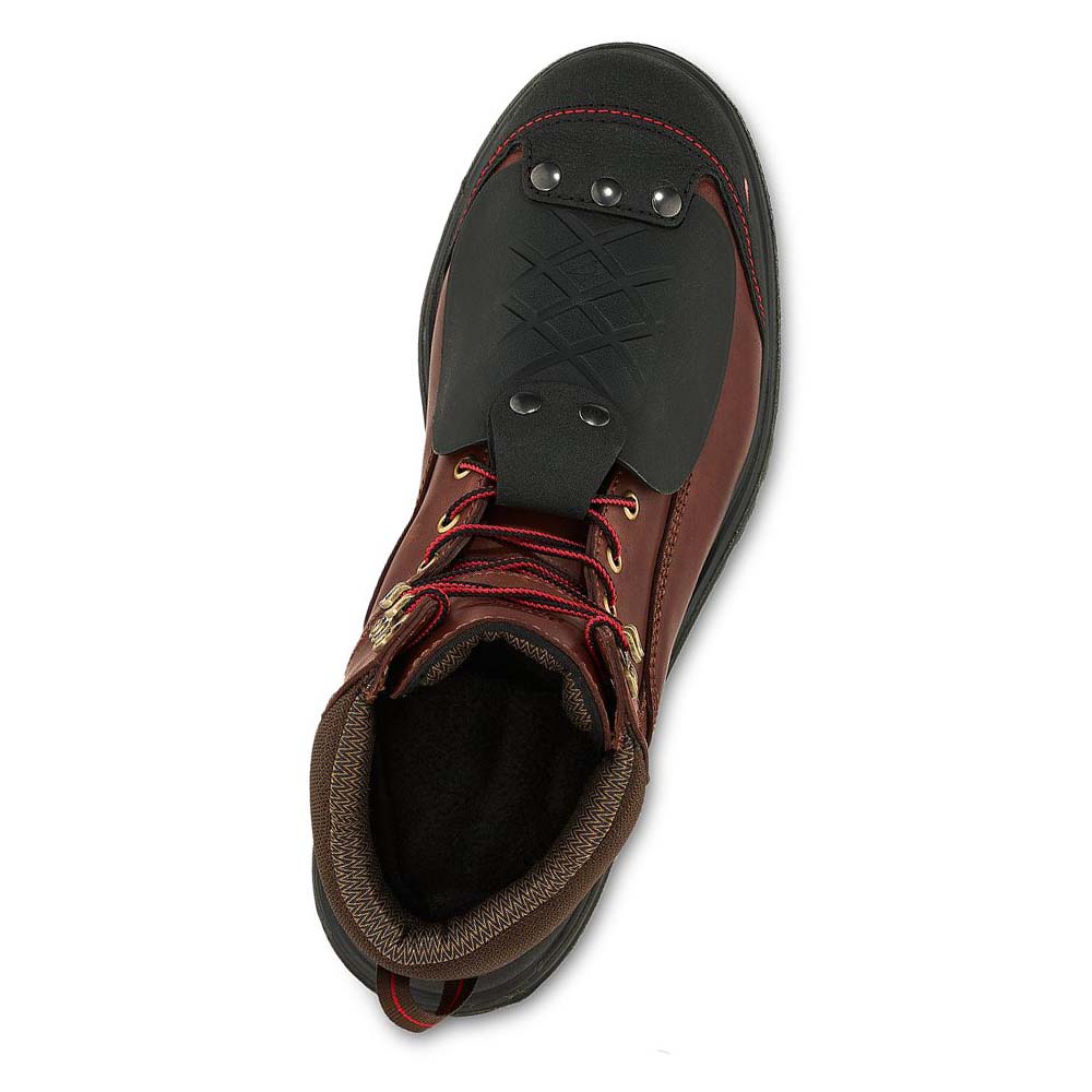 Red Wing Brnr XP 6-inch Sikkerheds Tå Metguard Vandtætte Støvler Herre Bordeaux | DK39MQZ