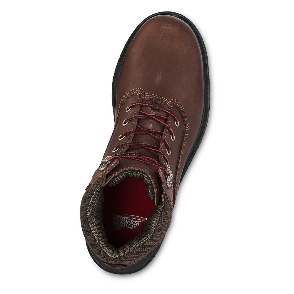 Red Wing Brnr XP 6-inch Vandtætte CSA Sikkerhedsstøvler Herre Kaffe | DK350QMA