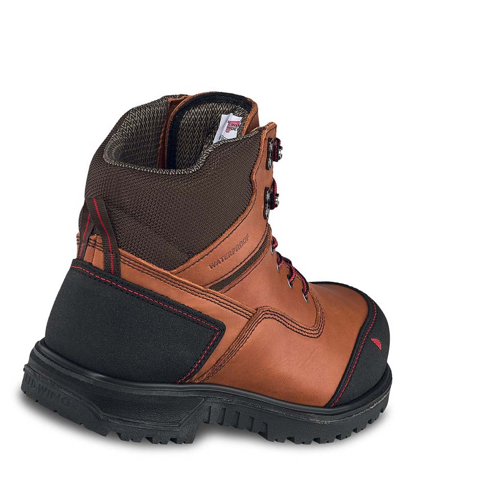 Red Wing Brnr XP 6-inch Vandtætte Sikkerhedsstøvler Herre Brune | DK312DFM