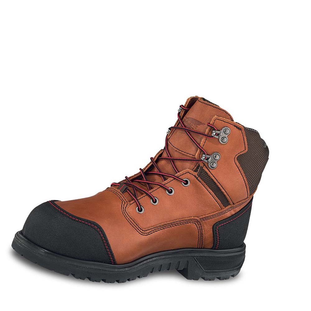 Red Wing Brnr XP 6-inch Vandtætte Sikkerhedsstøvler Herre Brune | DK312DFM