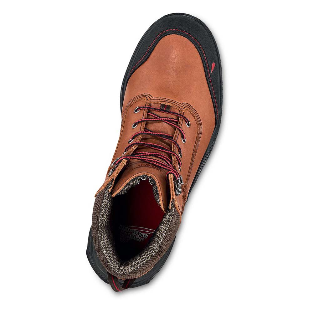 Red Wing Brnr XP 6-inch Vandtætte Sikkerhedsstøvler Herre Brune | DK312DFM