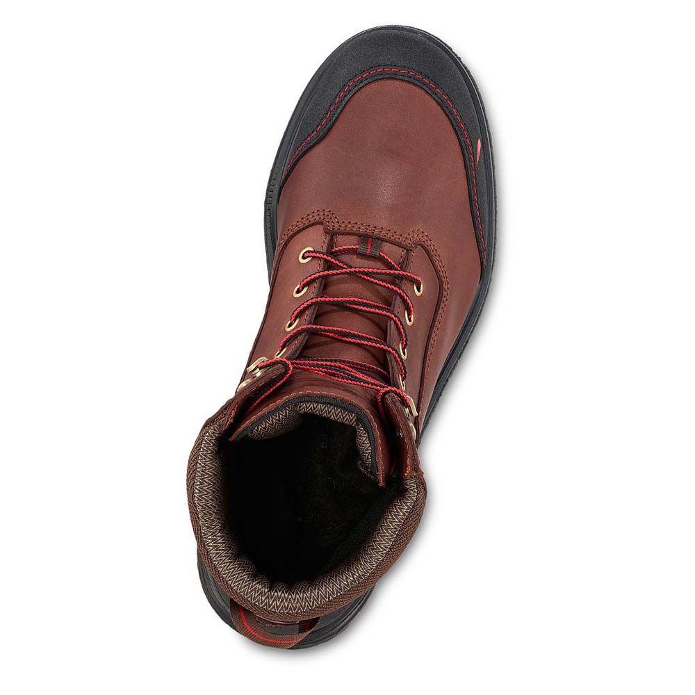 Red Wing Brnr XP 8-inch Insulated, Sikkerheds Tå Vandtætte Støvler Herre Kaffe | DK397YXF