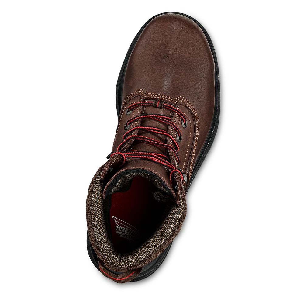 Red Wing Brnr XP 8-inch Vandtætte, CSA Sikkerheds Tå Arbejdsstøvler Dame Bordeaux | DK166EBC