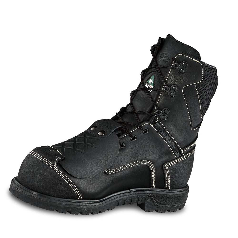 Red Wing Brnr XP 8-inch Vandtætte, Metguard, CSA Sikkerhedsstøvler Herre Sort | DK311FDN