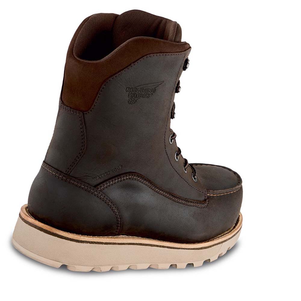 Red Wing Brnr XP Vandtætte CSA Sikkerhedsstøvler Herre Kaffe | DK349WNB