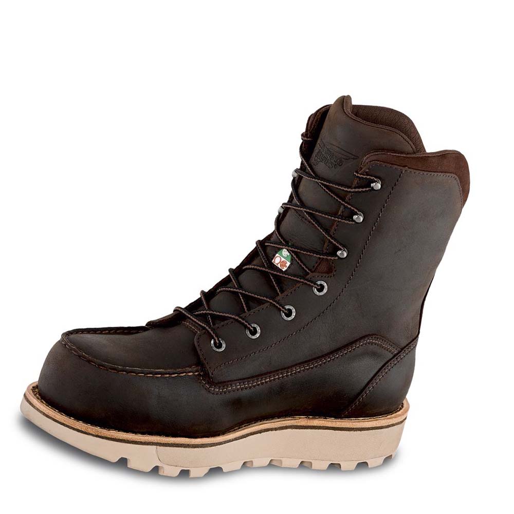 Red Wing Brnr XP Vandtætte CSA Sikkerhedsstøvler Herre Kaffe | DK349WNB