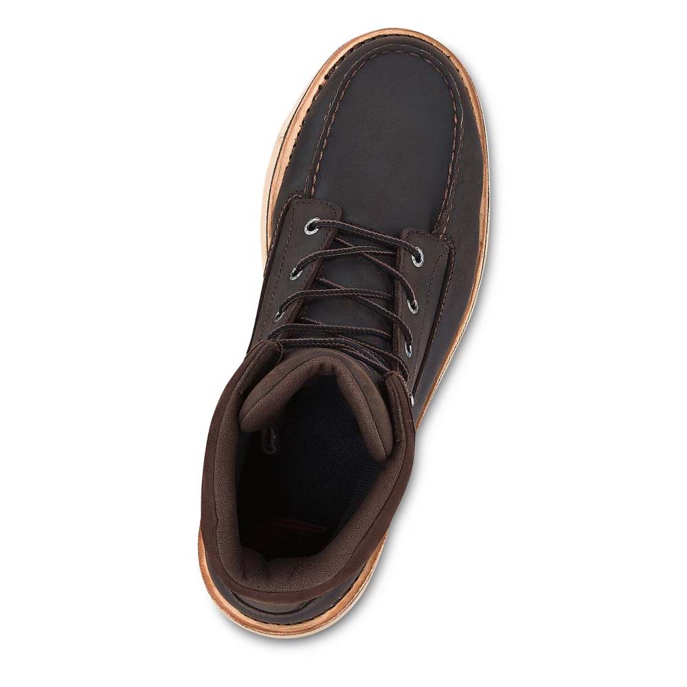 Red Wing Brnr XP Vandtætte CSA Sikkerhedsstøvler Herre Kaffe | DK349WNB