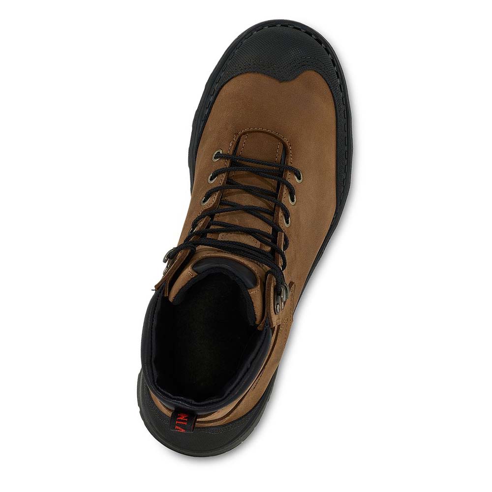 Red Wing Burnside 6-inch Vandtætte Sikkerhedsstøvler Herre Brune | DK335HAP