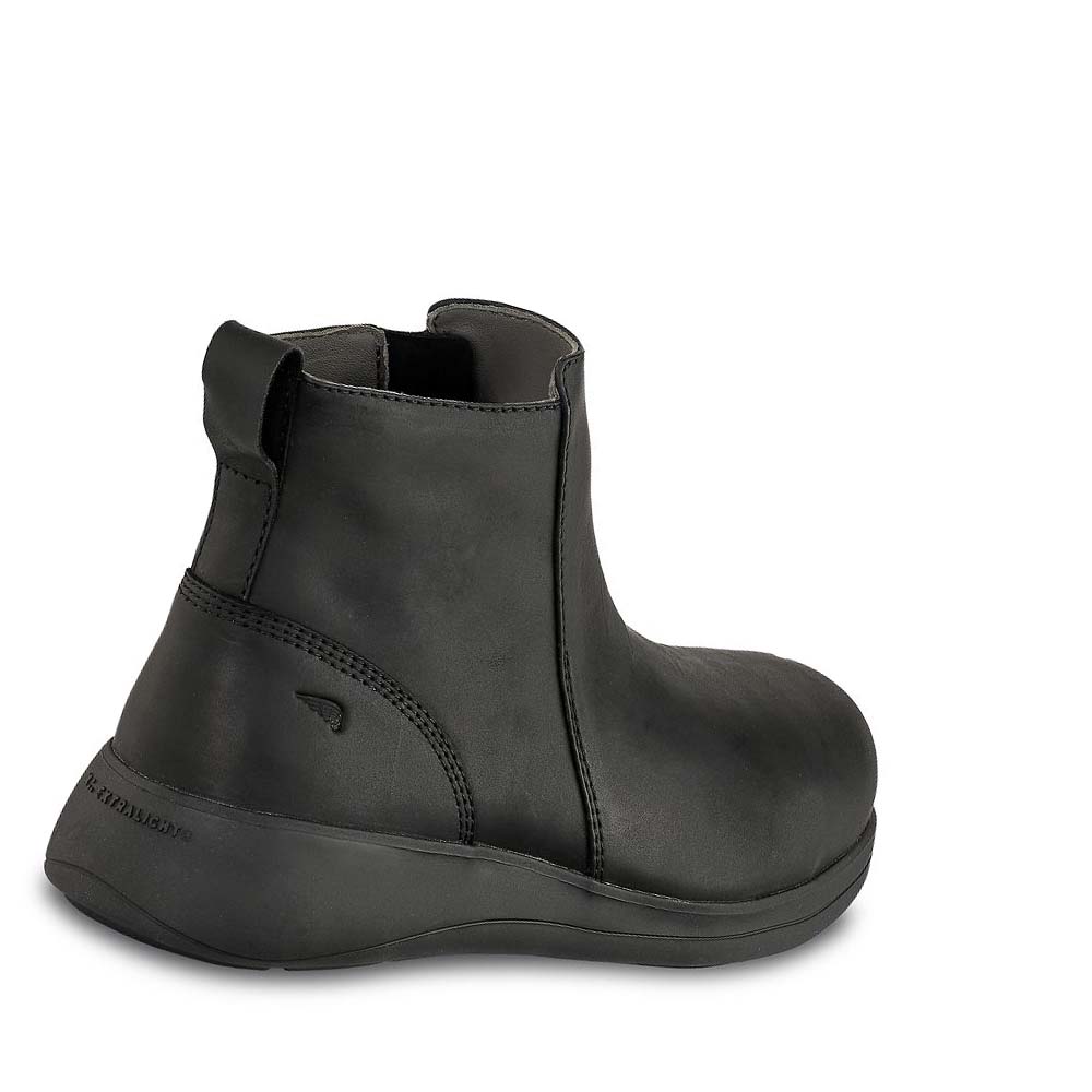 Red Wing CSA 5-inch Sikkerheds Tå Slip-On Sko Dame Sort | DK105SGL