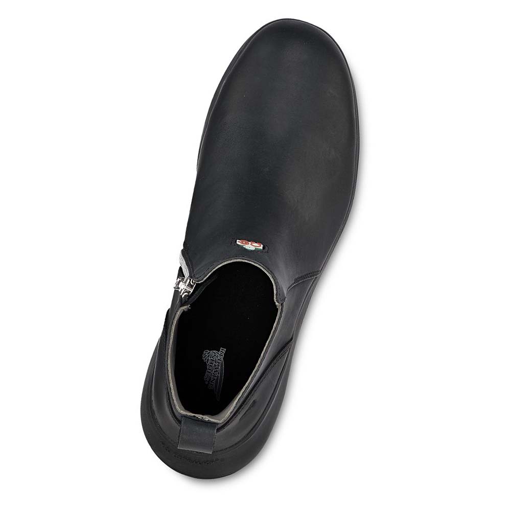 Red Wing CSA 5-inch Sikkerheds Tå Slip-On Sko Dame Sort | DK105SGL