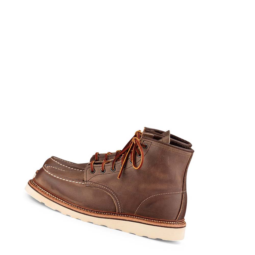 Red Wing Classic Moc Heritage 6-Inch in Rough & Tough Læder Støvler Herre Kaffe | DK217RVD