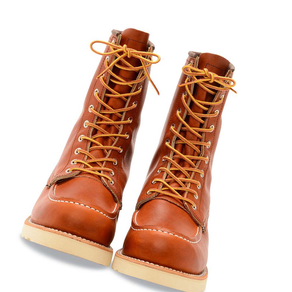 Red Wing Classic Moc Heritage 8-Inch in Legacy Læder Støvler Herre Brune | DK21KOR