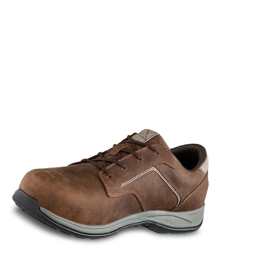 Red Wing ComfortPro Sikkerheds Tå Oxford Sko Herre Brune | DK18XYU