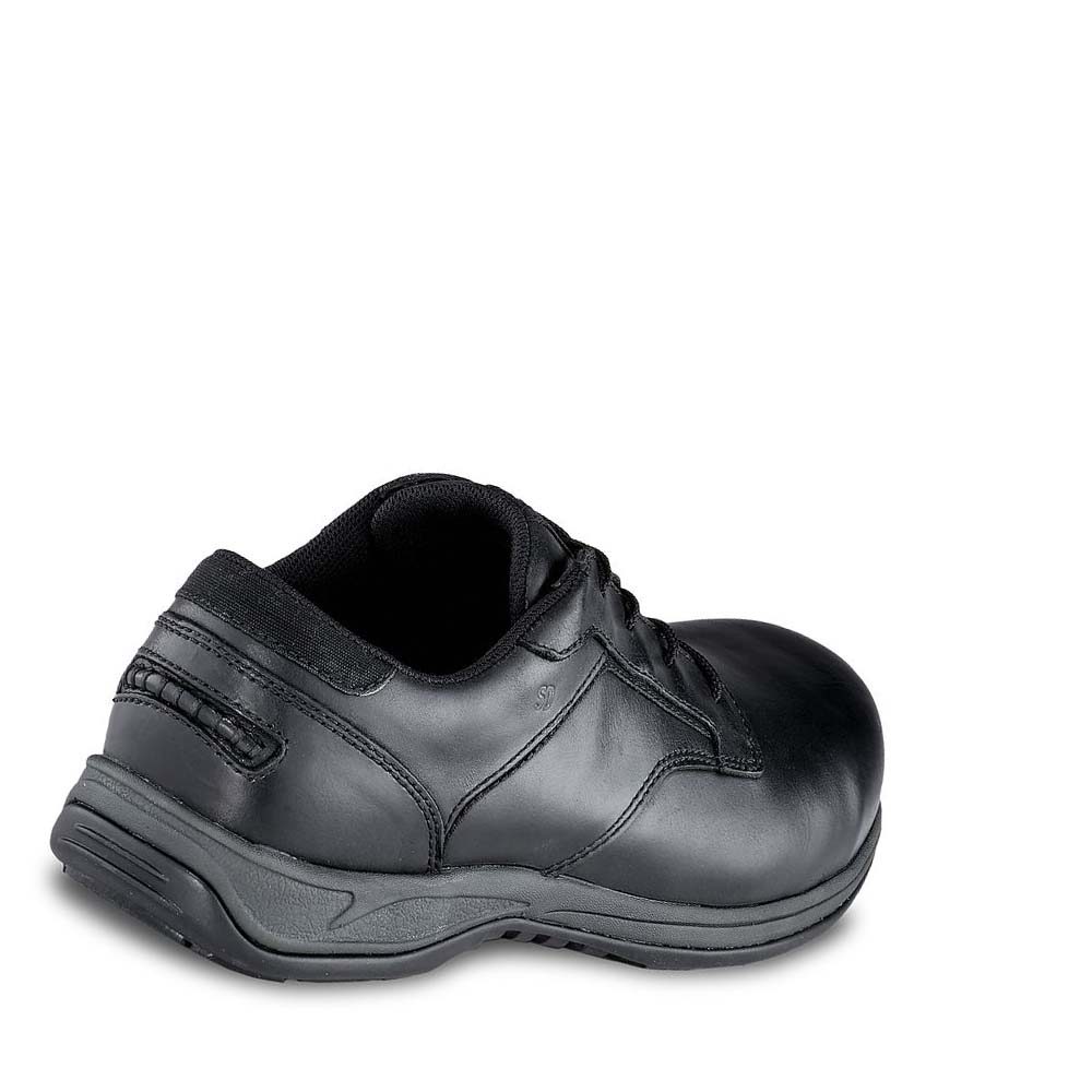 Red Wing ComfortPro Sikkerheds Tå Oxford Sko Herre Sort | DK191RVD