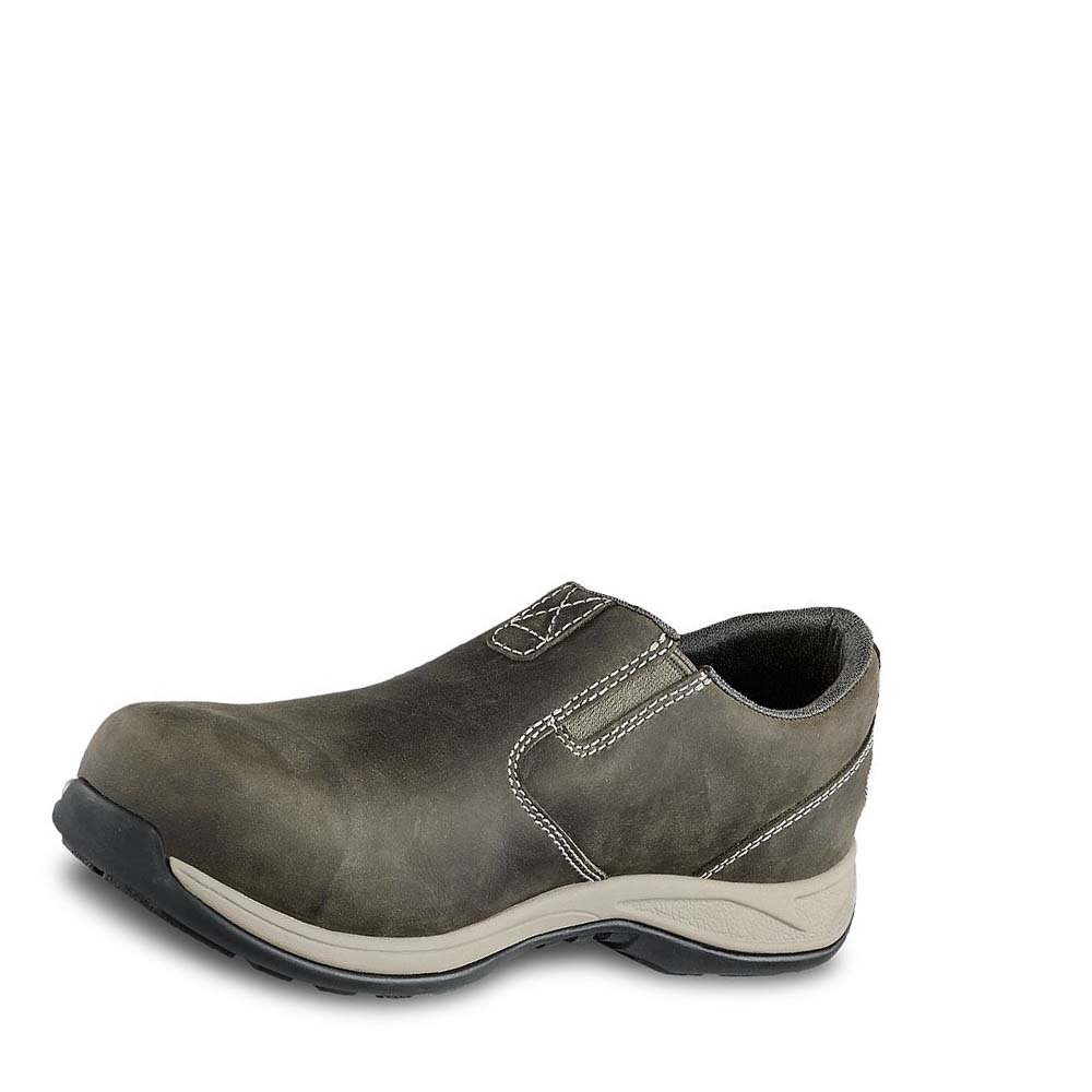Red Wing ComfortPro Sikkerheds Tå Slip-On Sko Dame Olivengrøn | DK103FDN