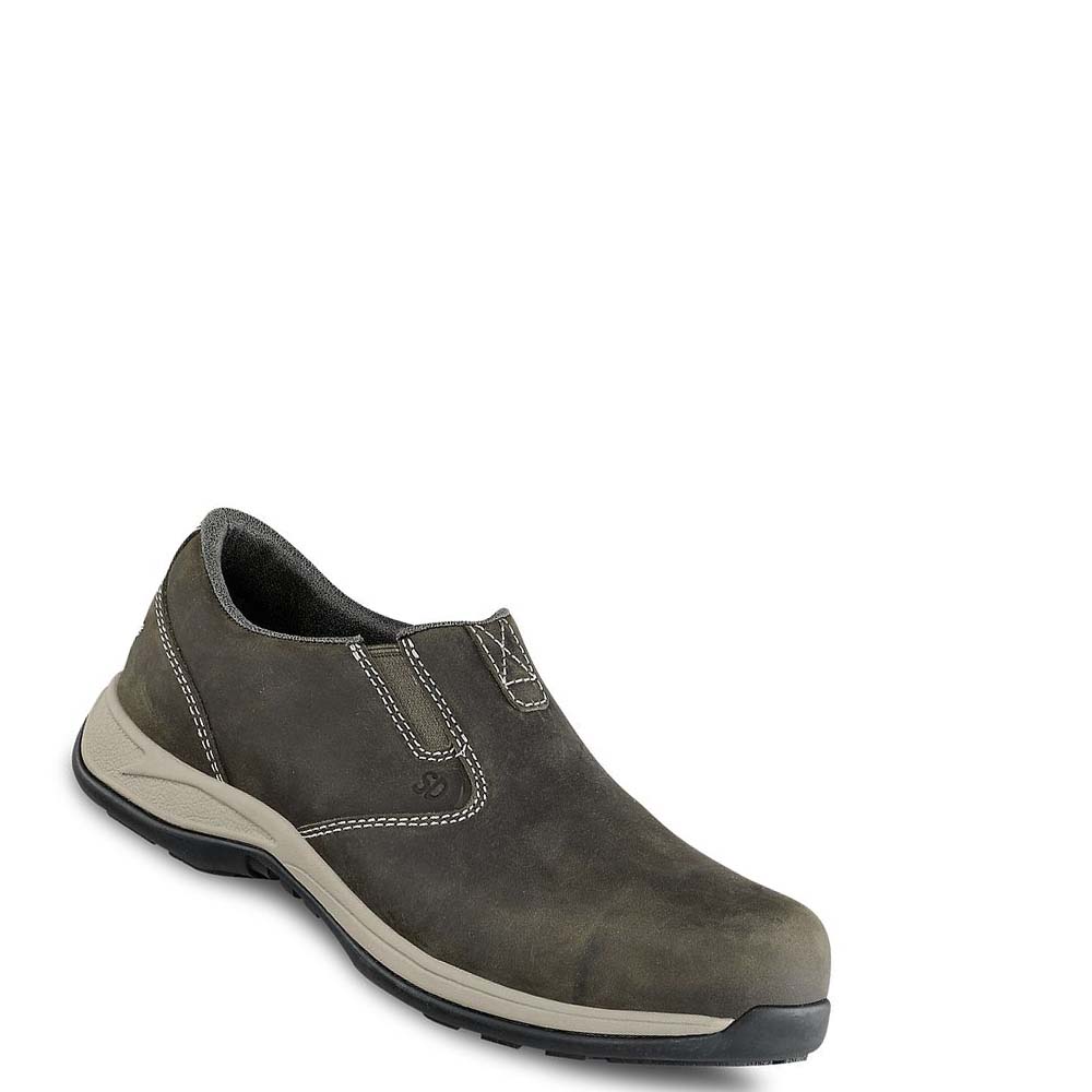 Red Wing ComfortPro Sikkerheds Tå Slip-On Sko Dame Olivengrøn | DK103FDN