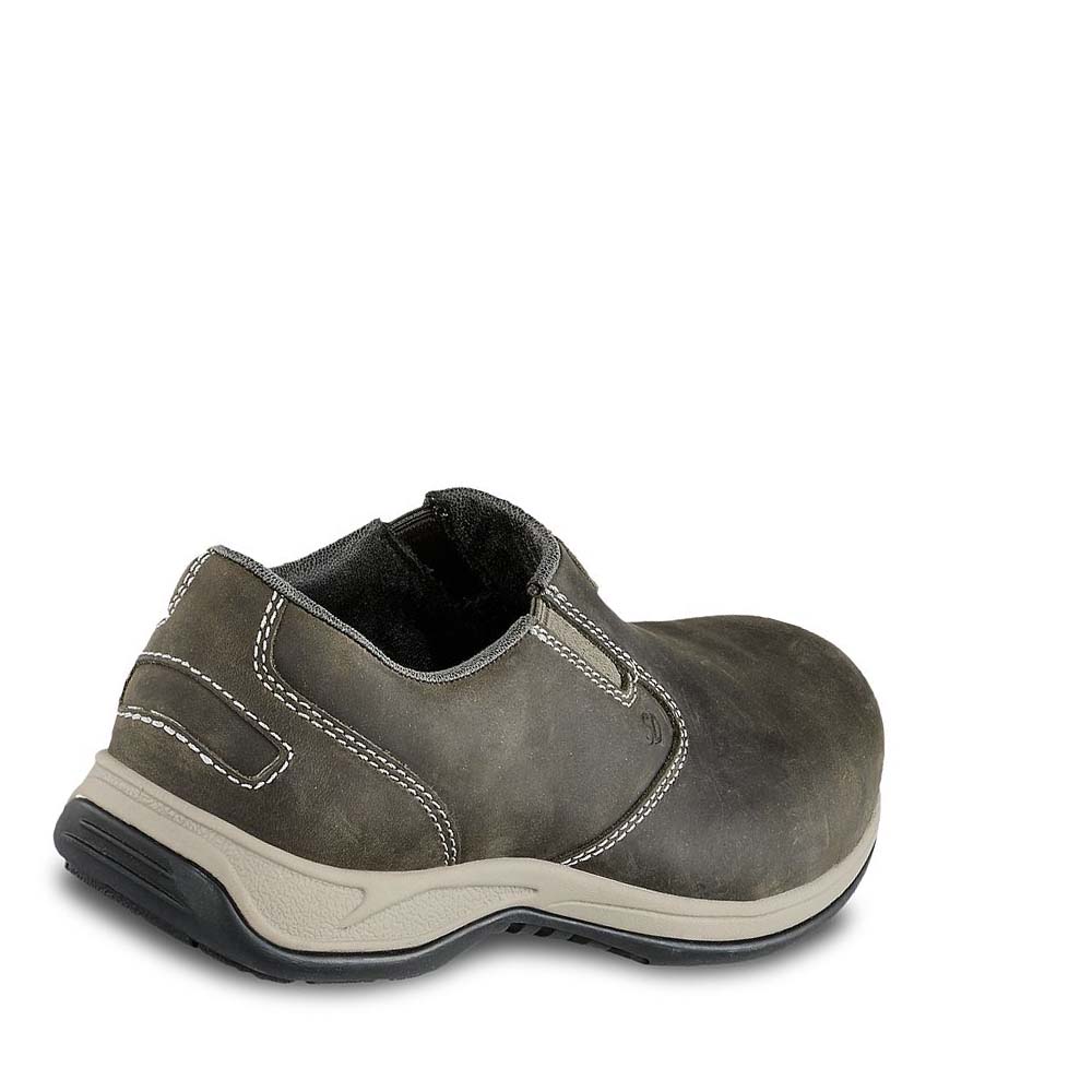 Red Wing ComfortPro Sikkerheds Tå Slip-On Arbejds Sikkerhedssko Dame Olivengrøn | DK114EBC