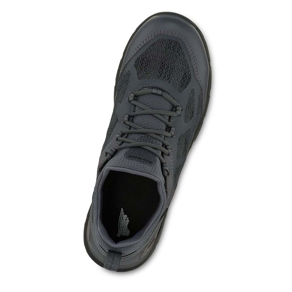 Red Wing CoolTech™ Athletics Sikkerheds Tå Sko Herre Sort Grå | DK176LIS