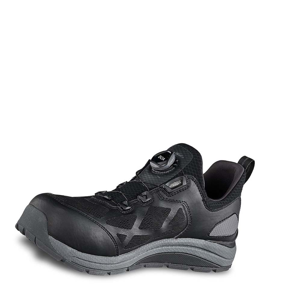 Red Wing CoolTech™ Sikkerheds Tå Atletiske Arbejds Sikkerhedssko Herre Sort | DK203KOR