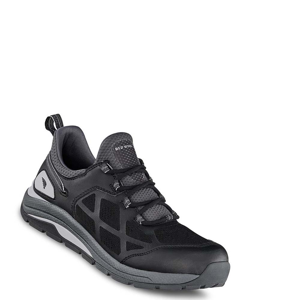 Red Wing CoolTech™ Soft Tå Atletiske Arbejds Sikkerhedssko Herre Sort Grå | DK200XYU