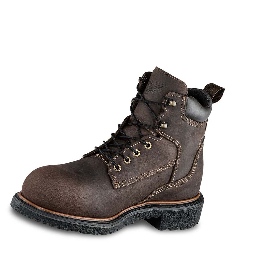 Red Wing DynaForce® 6-inch Insulated, Vandtætte Sikkerhedsstøvler Herre Sort Brune | DK294TCE