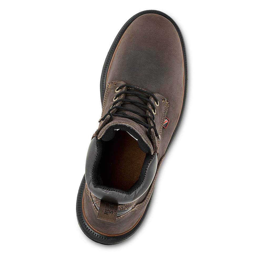 Red Wing DynaForce® 6-inch Insulated, Vandtætte Sikkerhedsstøvler Herre Sort Brune | DK294TCE