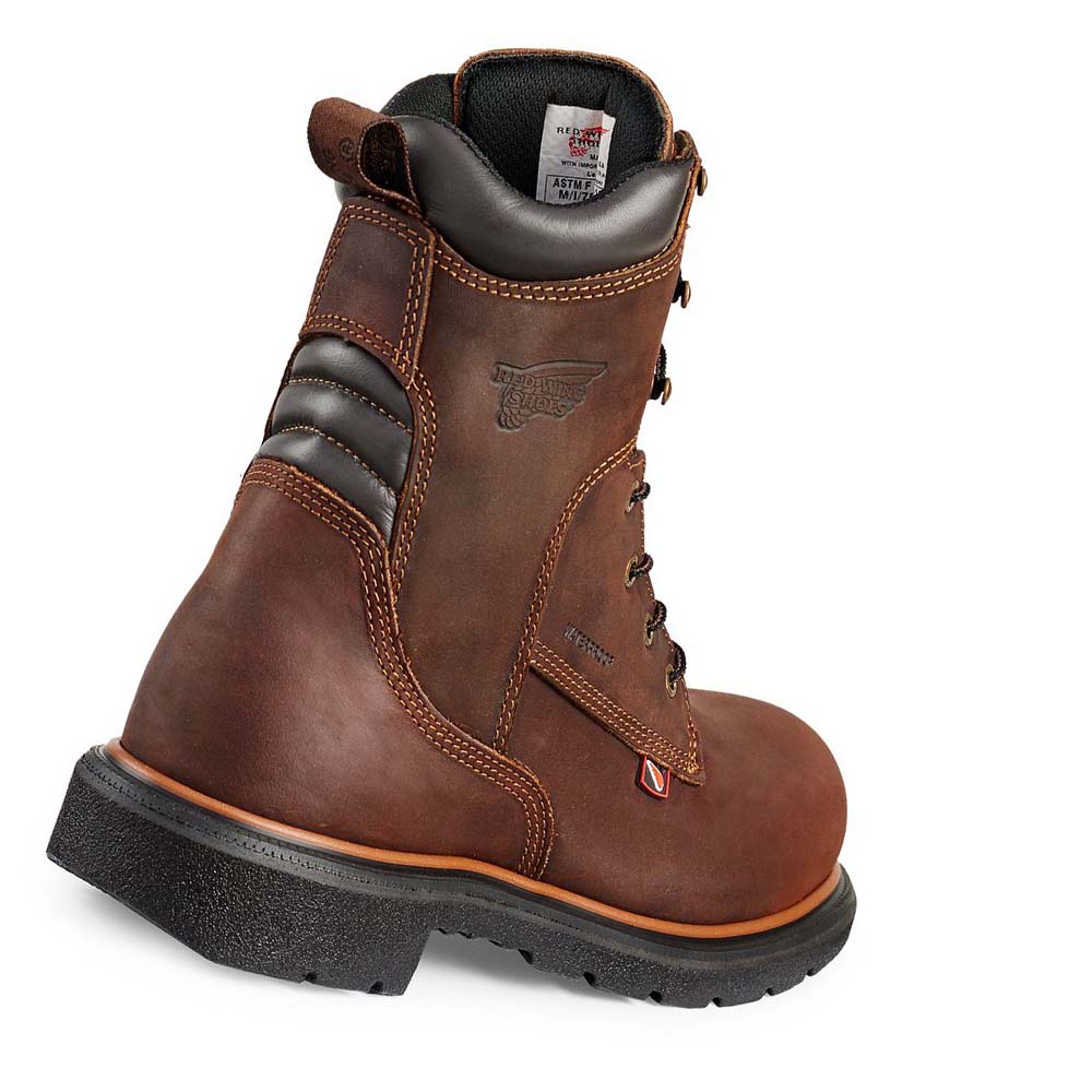 Red Wing DynaForce® 8-inch Vandtætte Sikkerhedsstøvler Herre Kaffe | DK290OKI