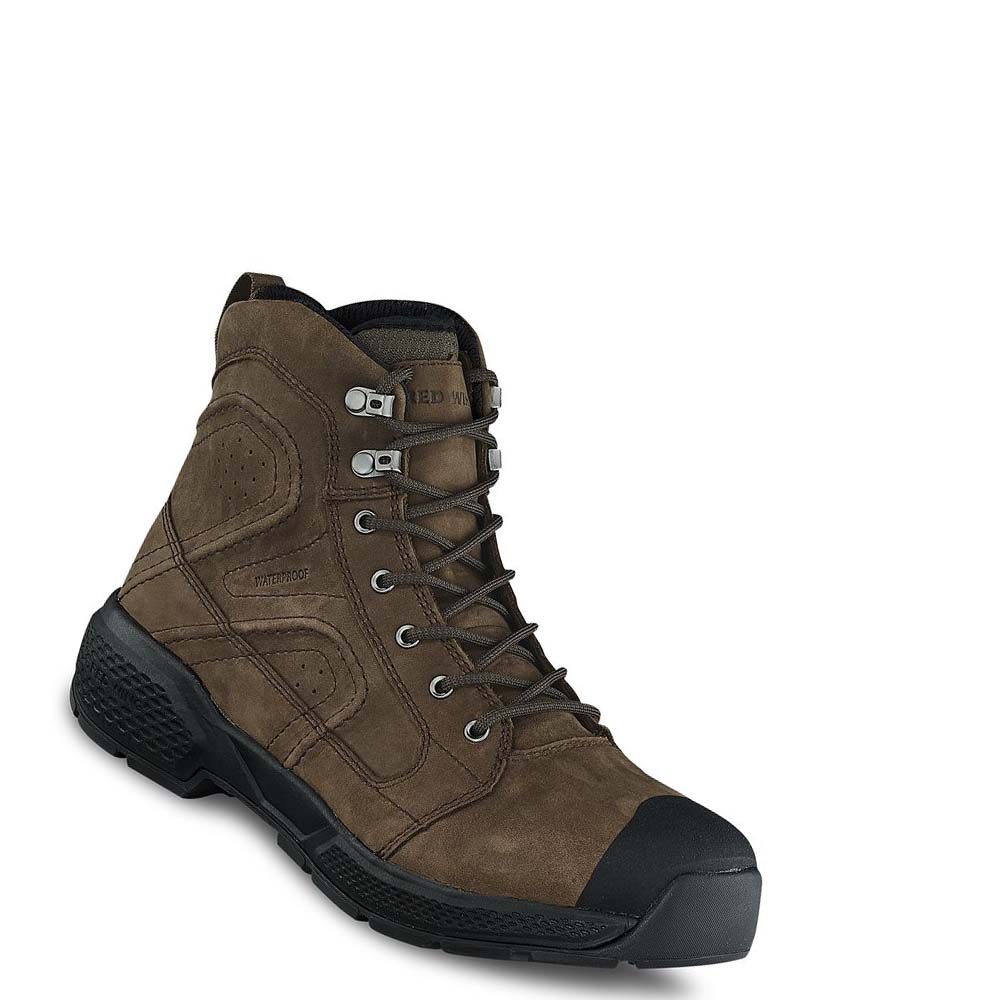 Red Wing Exos Lite 6-inch Soft Tå Vandtætte Støvler Herre Brune | DK44XYU