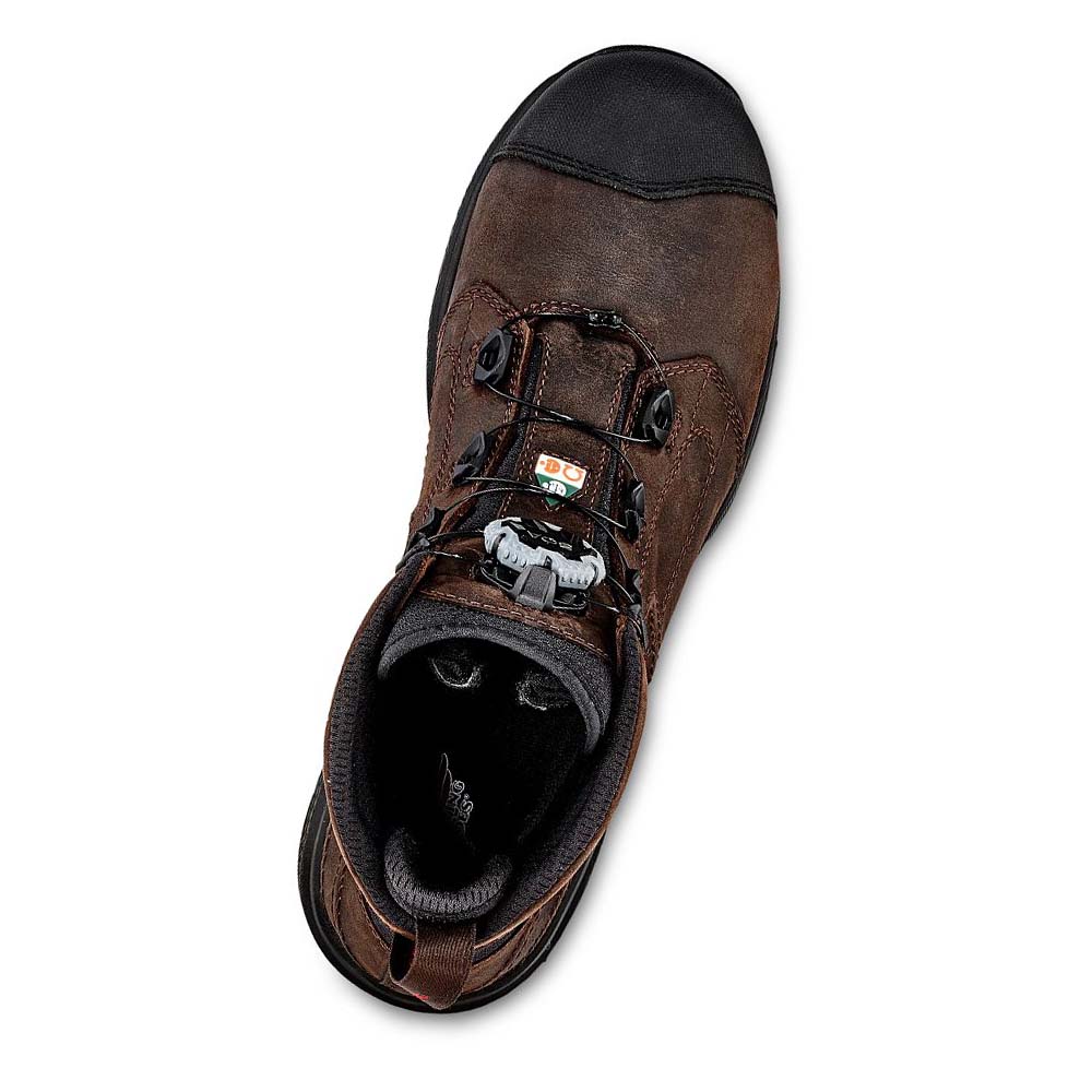 Red Wing Exos Lite 6-inch Vandtætte, CSA Sikkerhedsstøvler Herre Kaffe | DK344UZG