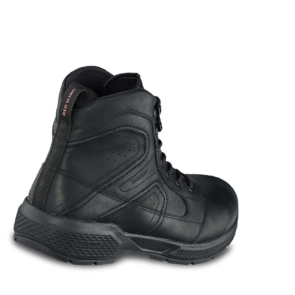 Red Wing Exos Lite 6-inch Vandtætte Sikkerhedsstøvler Herre Sort | DK33YXF