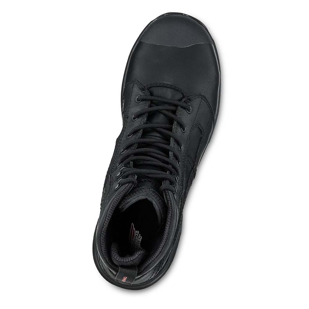 Red Wing Exos Lite 6-inch Vandtætte Sikkerhedsstøvler Herre Sort | DK33YXF