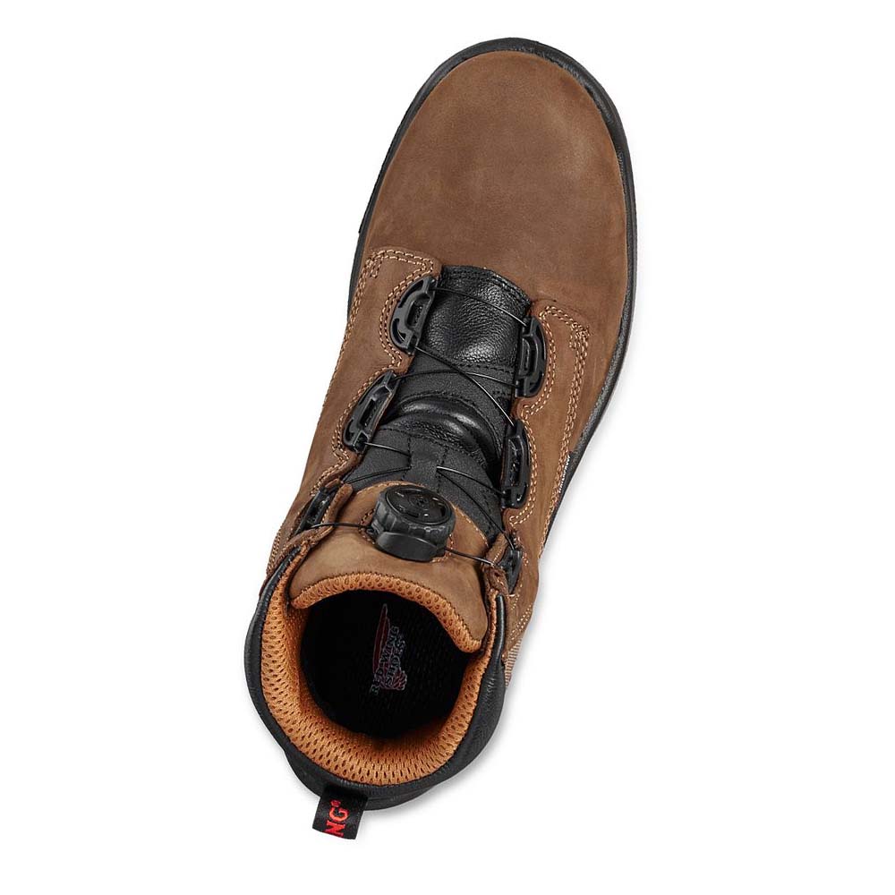 Red Wing FlexBond 6-inch BOA® Vandtætte Sikkerhedsstøvler Herre Brune | DK31ILH