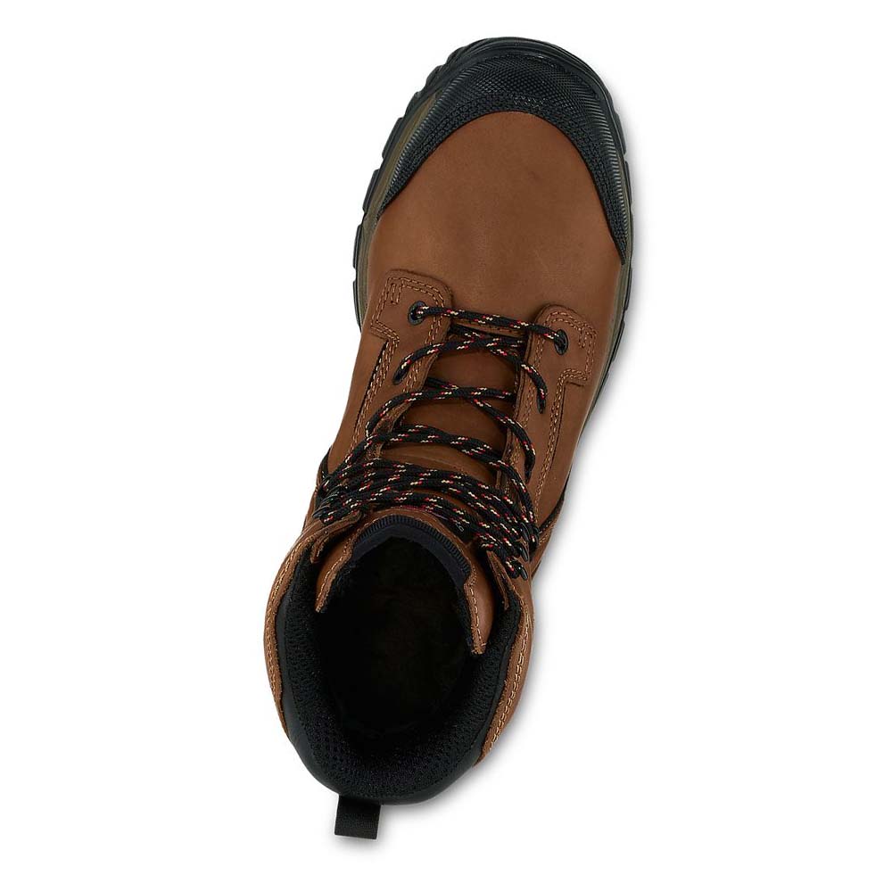 Red Wing FlexForce® 8-inch Vandtætte Sikkerhedsstøvler Herre Brune | DK319YXF