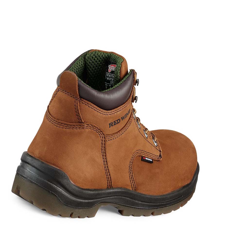 Red Wing King Tå® 6-inch Insulated, Vandtætte Sikkerhedsstøvler Herre Brune | DK280LIS
