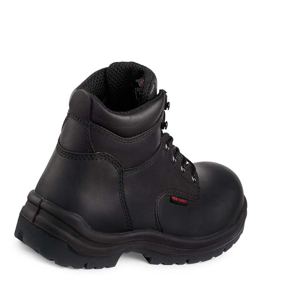 Red Wing King Tå® 6-inch Sikkerhedsstøvler Herre Sort | DK27SGL