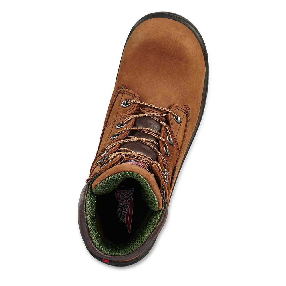Red Wing King Tå® 8-inch Insulated, Vandtætte Sikkerhedsstøvler Herre Brune | DK273MQZ