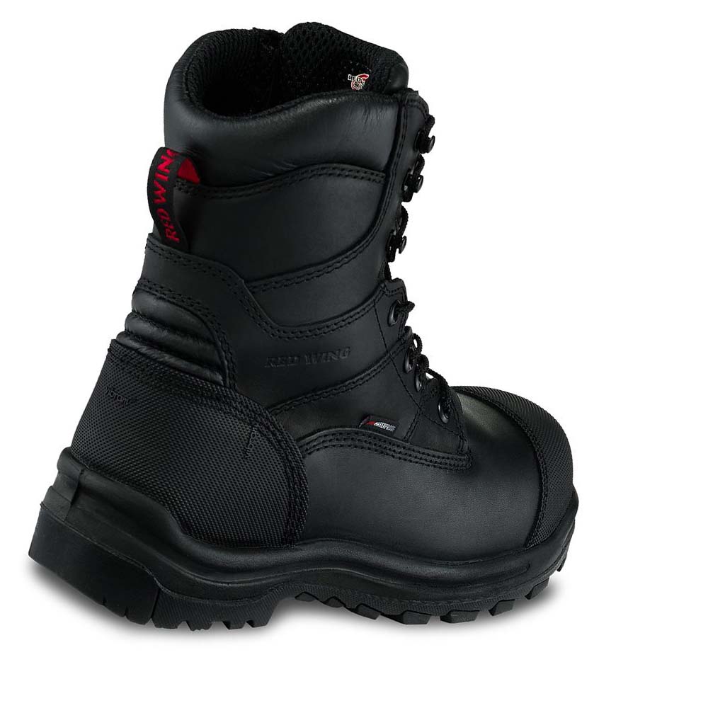 Red Wing King Tå® 8-inch Vandtætte CSA Sikkerhedsstøvler Herre Sort | DK276VRW