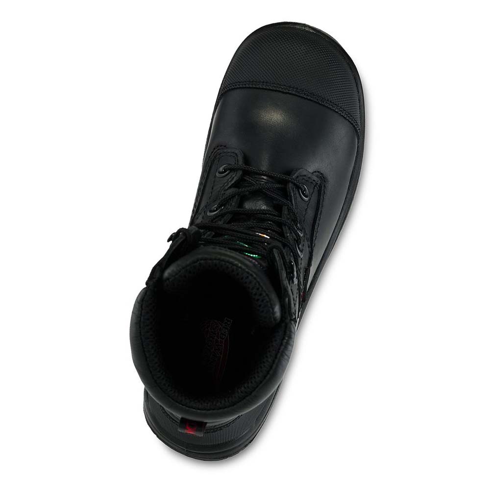 Red Wing King Tå® 8-inch Vandtætte CSA Sikkerhedsstøvler Herre Sort | DK276VRW