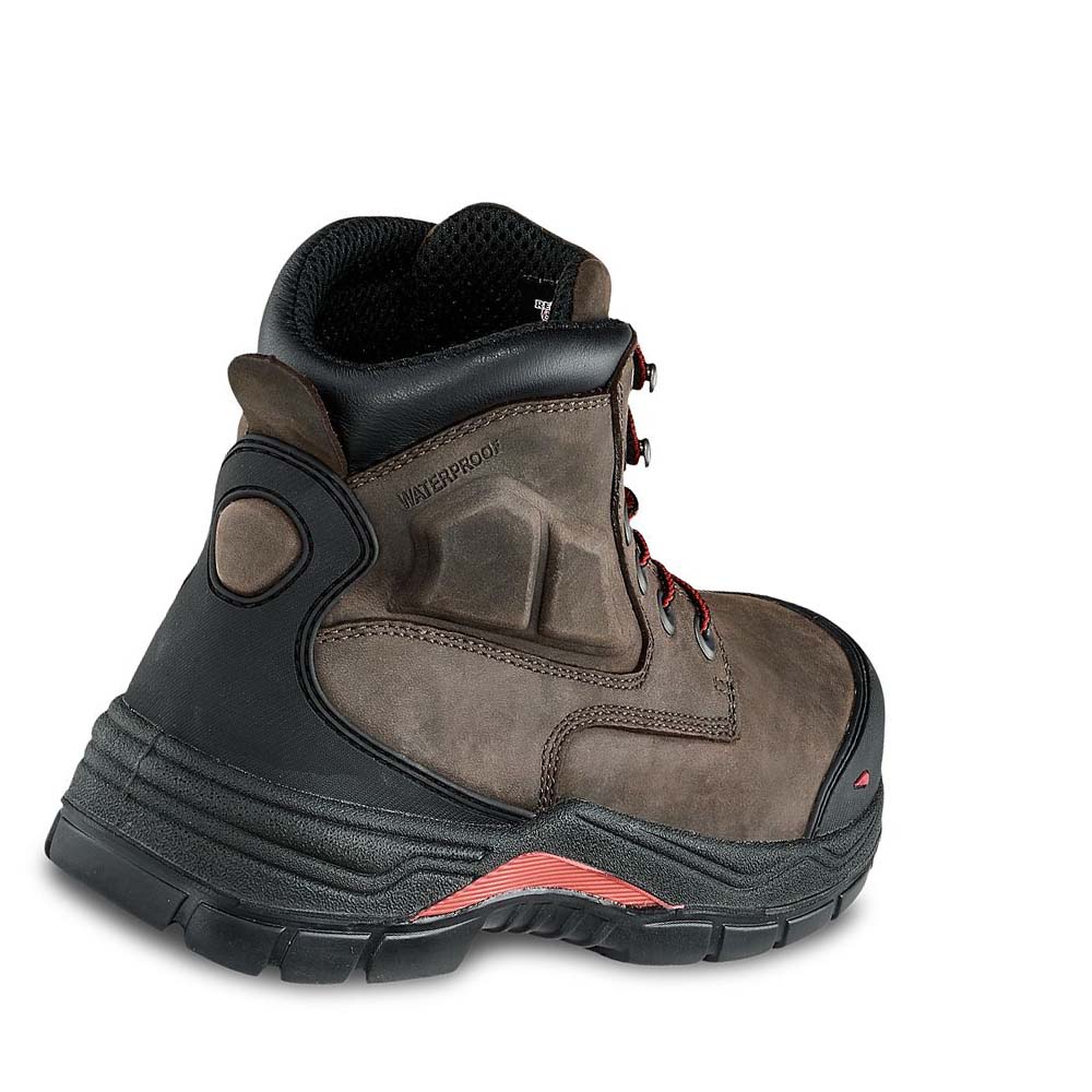 Red Wing King Tå® ADC 6-inch Insulated, Vandtætte CSA Sikkerhedsstøvler Herre Olivengrøn | DK325MQZ