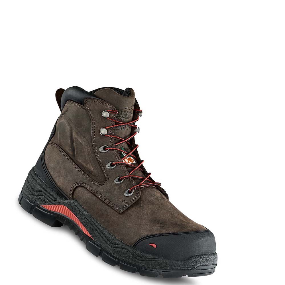 Red Wing King Tå® ADC 6-inch Insulated, Vandtætte CSA Sikkerhedsstøvler Herre Olivengrøn | DK325MQZ