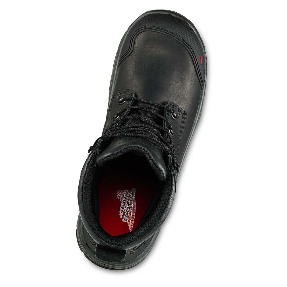 Red Wing King Tå® ADC 6-inch Vandtætte Sikkerhedsstøvler Herre Sort | DK323WNB