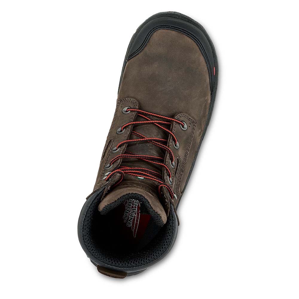 Red Wing King Tå® ADC 8-inch Vandtætte CSA Metguard Sikkerhedsstøvler Herre Olivengrøn | DK326NWY