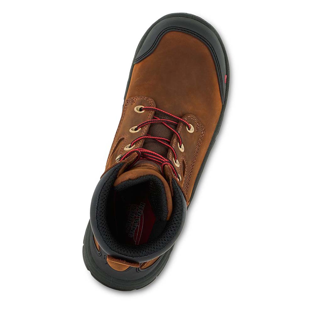 Red Wing King Tå® ADC 8-inch Vandtætte Sikkerhedsstøvler Herre Brune | DK324QMA